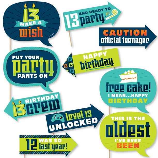 MIX 12 STAND UP Edible Cake Toppers 13 NOVELTY 13TH BIRTHDAY Teenager At Last MIX 12 STAND UP Edible Cake Toppers 13 NOVELTY 13TH BIRTHDAY Teenager At Last